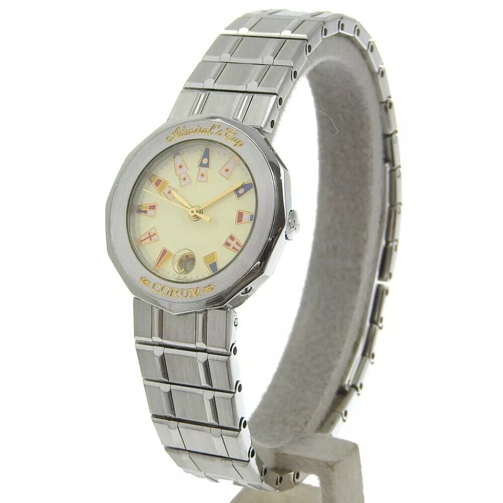 CORUM Admirals cup Watches 39.610.20 V050 IvoryDial Stainless Steel Quartz...